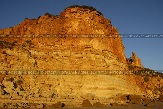 algarve lagos bluff felsklippen felsk. Стоковое фото, фотограф Carmen Mair / PantherMedia / Фотобанк Лори
