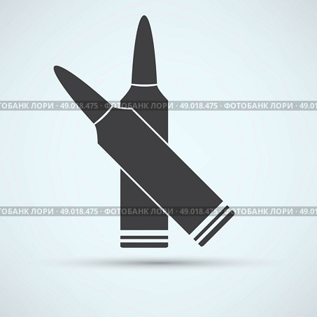 ammo weapon icon. Стоковая иллюстрация, агентство Ingram Publishing / Фотобанк Лори