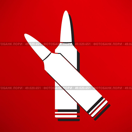 ammo weapon icon. Стоковая иллюстрация, агентство Ingram Publishing / Фотобанк Лори
