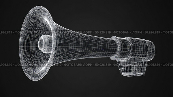 amplitude oscillating megaphone ai generated. Стоковое AI-изображение, AI-художник Vectorwin / Фотобанк Лори