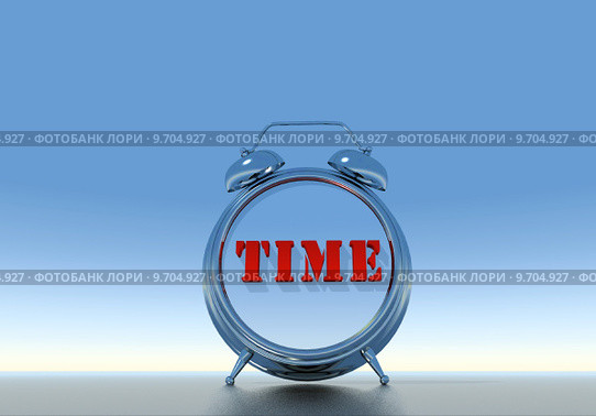 an alarm clock illustration . Стоковое фото, фотограф daniel guffanti / PantherMedia / Фотобанк Лори