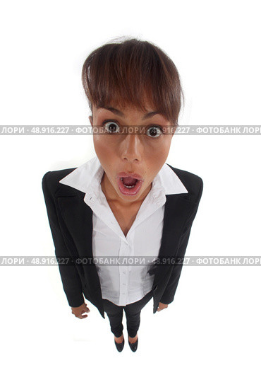 An astonished woman. Стоковое фото, агентство Ingram Publishing / Фотобанк Лори