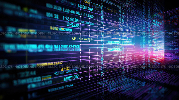 analytics data tech ai generated. Стоковое AI-изображение, AI-художник Vectorwin / Фотобанк Лори