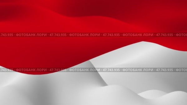 Animated waving white and red fabric. Стоковая анимация, аниматор Семён Прудий / Фотобанк Лори