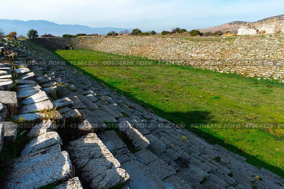 Aphrodisias ancient stadium. Стоковое фото, фотограф Яков Филимонов / Фотобанк Лори