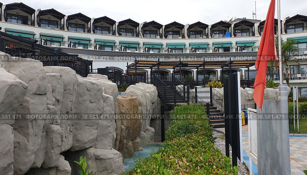 Armas Labada Beach Hotel 5*. Чамьюва Çamyuva. Анталья. Турция (2022 год). Редакционное фото, фотограф lana1501 / Фотобанк Лори