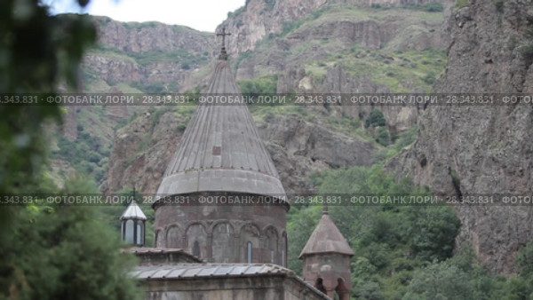 Armenia ancient church architecture monastery culture temple cathedral. Стоковое видео, видеограф Aleksejs Bergmanis / Фотобанк Лори