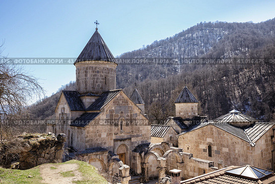 Armenian monastery of Haghartsin of the 11th-13th century in the Tavush Province of Armenia (2024 год). Стоковое фото, фотограф Юлия Бабкина / Фотобанк Лори