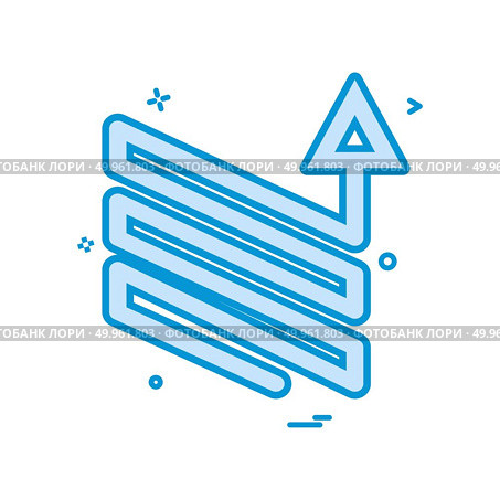 arrow downs up ups icon vector design. Стоковая иллюстрация, агентство Ingram Publishing / Фотобанк Лори