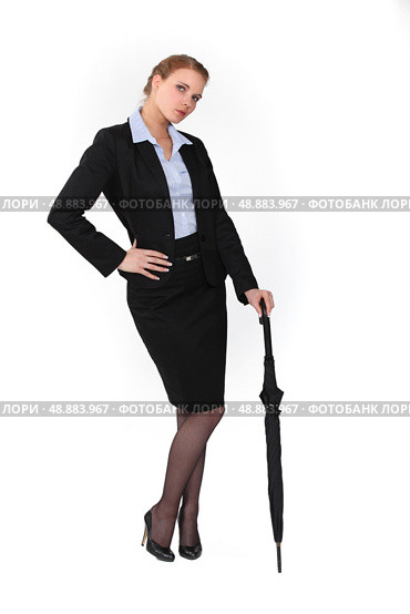 Austere businesswoman. Стоковое фото, агентство Ingram Publishing / Фотобанк Лори