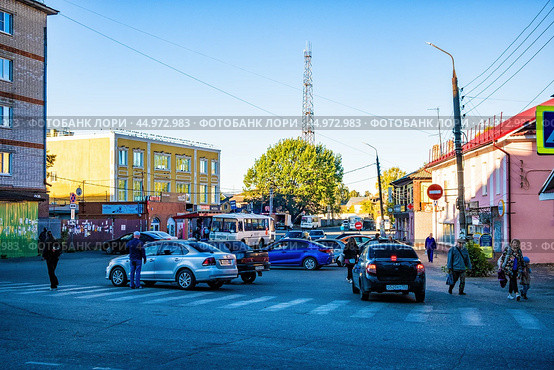 Автостанция Городец. Редакционное фото, фотограф Илья Старков / Фотобанк Лори