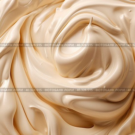 Background of soft ice cream. Healthy sweetness. Стоковое AI-изображение, AI-художник Ярославский Максим / Фотобанк Лори