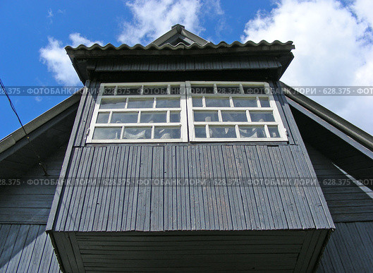 Балкон на дачном домике (2008 год). Стоковое фото, фотограф lana1501 / Фотобанк Лори