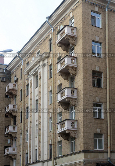 Балконы в жилом доме (2021 год). Стоковое фото, фотограф EgleKa / Фотобанк Лори