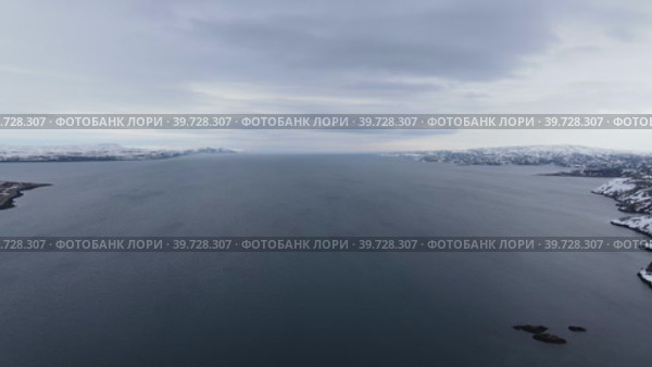 Баренцево море, Россия, заполярная Тундра. Стоковое видео, видеограф Alexey Sudachkov / Фотобанк Лори