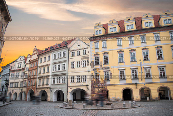 beautiful old streets of Prague. Czech Republic. Стоковое фото, агентство Ingram Publishing / Фотобанк Лори