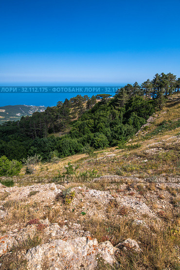 Beautiful view from a Mount Ah-Petri in Crimea (2019 год). Стоковое фото, фотограф Володина Ольга / Фотобанк Лори