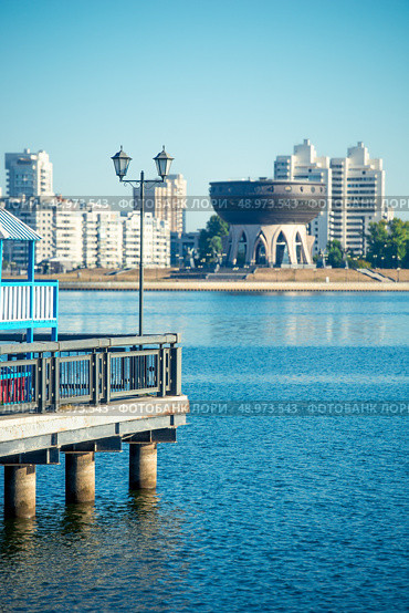 Beautiful view of the wedding palace of the city of Kazan on the river Kazanka. Russia. Стоковое фото, фотограф Константин Лабунский / Фотобанк Лори
