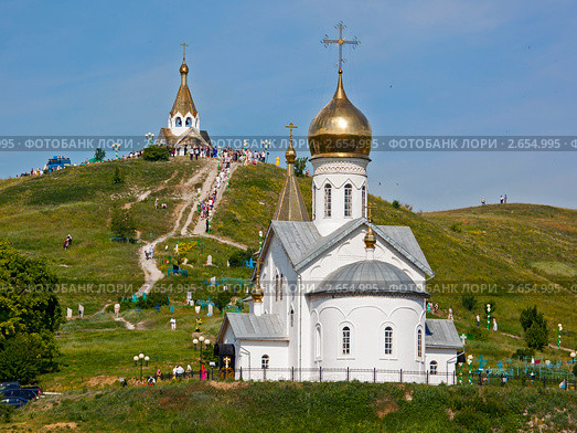 Белгородская область, Холковский Свято-Троицкий мужской подземный монастырь (2011 год). Стоковое фото, фотограф Нина Ефремова / Фотобанк Лори