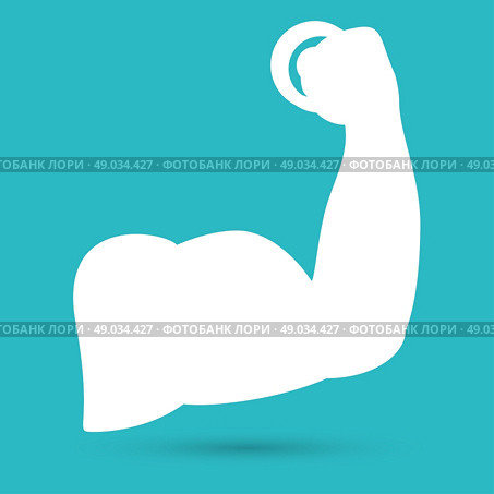 Biceps icon. Стоковая иллюстрация, агентство Ingram Publishing / Фотобанк Лори