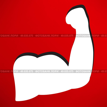 Biceps icon. Стоковая иллюстрация, агентство Ingram Publishing / Фотобанк Лори