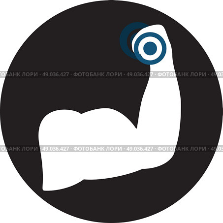 Biceps icon. Стоковая иллюстрация, агентство Ingram Publishing / Фотобанк Лори