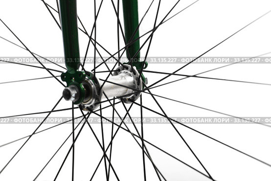 Bicycle spokes. Стоковое фото, фотограф Mihai Barbu / PantherMedia / Фотобанк Лори