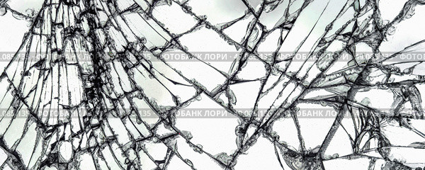 Black cracks on a white glass surface, abstraction, texture. Стоковое фото, фотограф Дмитрий Попов / Фотобанк Лори
