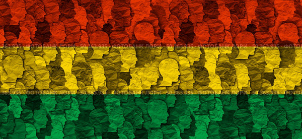 Black History Month celebration and united diverse partnership for diversity and African culture pride as multi cultural pride in a 3D illustration style. Стоковое фото, агентство Ingram Publishing / Фотобанк Лори