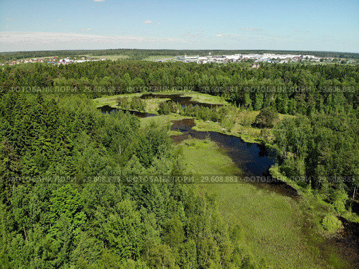 Black Lake in a Zelenograd in Moscow, Russia (2018 год). Стоковое фото, фотограф Володина Ольга / Фотобанк Лори