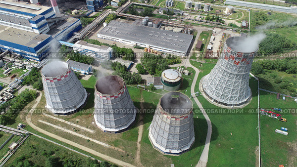 Благовещенская ТЭЦ (2022 год). Редакционное фото, фотограф Денис Александрович Бирюков / Фотобанк Лори