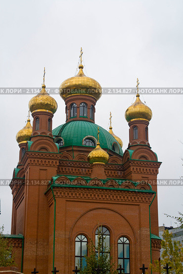 Благовещенский кафедральный собор. г.Павлодар (2010 год). Стоковое фото, фотограф Камбулина Татьяна / Фотобанк Лори