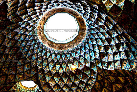 blur in iran abstract texture of the  religion  architecture mosque roof persian history. Стоковое фото, агентство Ingram Publishing / Фотобанк Лори