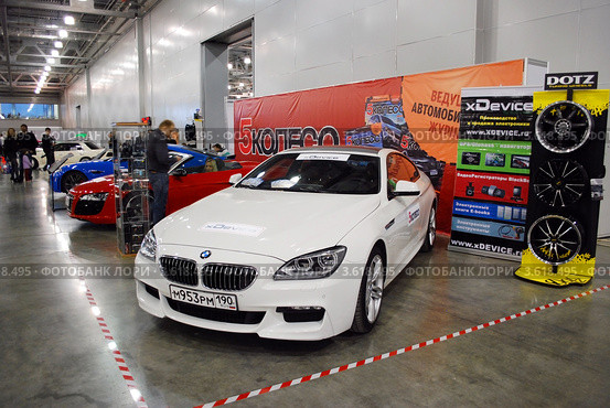 BMW 6er (F13) Coupe в "Крокус Экспо", 2012. Редакционное фото, фотограф Глазков Владимир / Фотобанк Лори