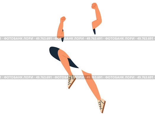 Body part vector illustration. Anatomical education provides comprehensive understanding human body Elementary teaching introduces foundational concepts in human anatomy Healthcare professionals. Body part. Elementary teaching introduces students to basic concepts human anatomy. Стоковая иллюстрация, агентство Ingram Publishing / Фотобанк Лори