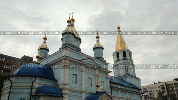 Богородско-Уфимский храм. Уфа. Стоковое видео, видеограф Mikhail Erguine / Фотобанк Лори