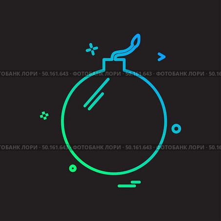 Bomb icon design vector. Стоковая иллюстрация, агентство Ingram Publishing / Фотобанк Лори