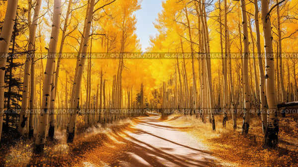 breeze aspen tree ai generated. Стоковое AI-изображение, AI-художник Vectorwin / Фотобанк Лори