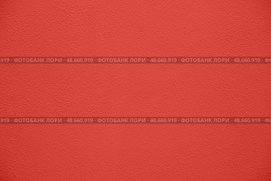 Bright red low contrast concrete textured background. Стоковое фото, фотограф Александра Конопля / Фотобанк Лори