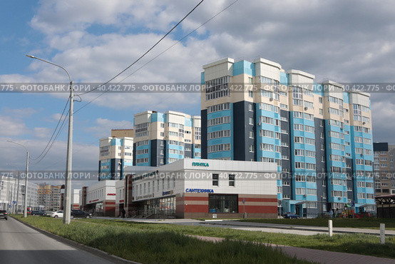 Брянск новый микрорайон на улице Советской (2023 год). Редакционное фото, фотограф Дмитрий Неумоин / Фотобанк Лори