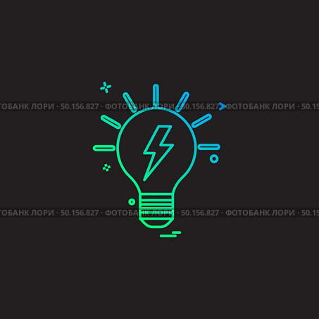 Bulb icon design vector . Стоковая иллюстрация, агентство Ingram Publishing / Фотобанк Лори