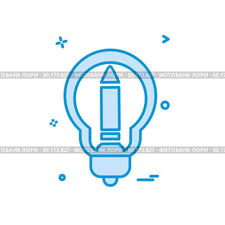 bulb icon design vector. Стоковая иллюстрация, агентство Ingram Publishing / Фотобанк Лори