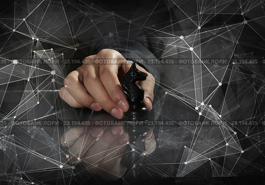 Business leadership strategy . Mixed media. Стоковое фото, фотограф Sergey Nivens / Фотобанк Лори