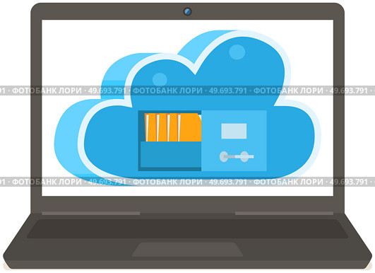 Business technology storage and cloud server service concept with data network internet web connection. Data protection virtual storage design. Cloud computing, cloud backup. Saving information. Business technology storage, cloud server service concept with data network internet web connection. Стоковая иллюстрация, агентство Ingram Publishing / Фотобанк Лори