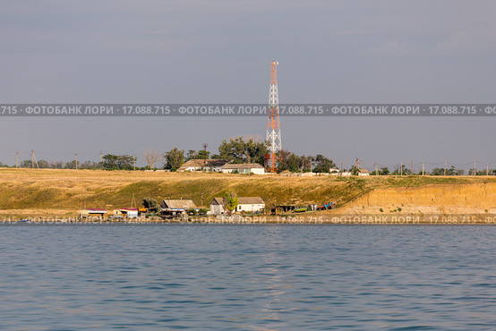Бывшая погранзастава № 1 «Тамань» и база рыбаков (2015 год). Стоковое фото, фотограф Алексей Шматков / Фотобанк Лори