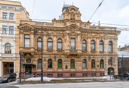 Бывший особняк Кельха на улице Чайковского в городе Санкт-Петербурге. «Дом Юриста» Редакционное фото, фотограф Румянцева Наталия / Фотобанк Лори