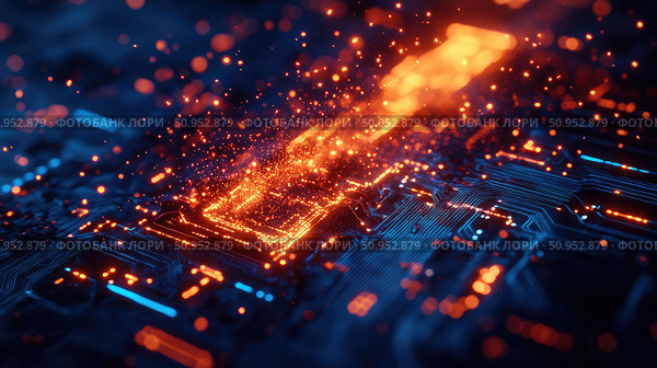 capacitor exploding circuit board ai generated. Стоковое AI-изображение, AI-художник Vectorwin / Фотобанк Лори
