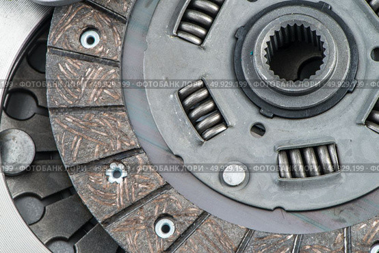 Car clutch close-up detail background. Стоковое фото, агентство Ingram Publishing / Фотобанк Лори