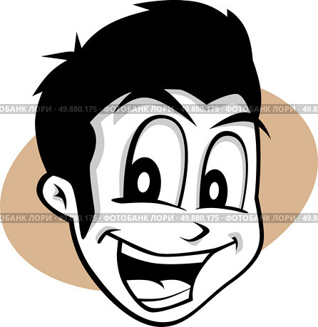 cartoon guy. cartoon guy thumbs up character vector illustration. Стоковая иллюстрация, агентство Ingram Publishing / Фотобанк Лори