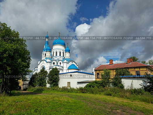 Cathedral of the Intercession of the Blessed Virgin Mary, Gatchina (2024 год). Стоковое фото, фотограф Саблин Станислав / Фотобанк Лори